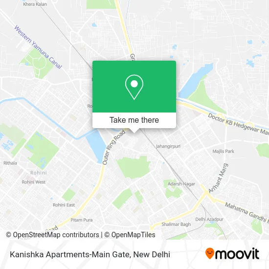 Kanishka Apartments-Main Gate map