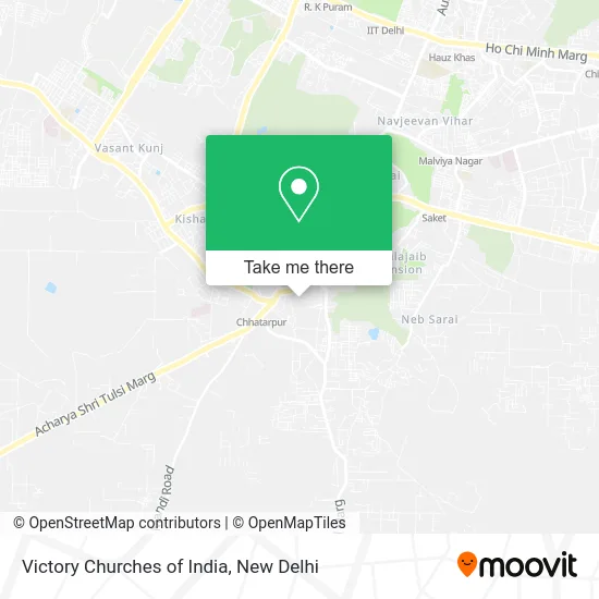 Victory Churches of India map