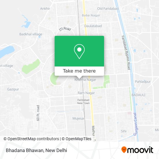 Bhadana Bhawan map