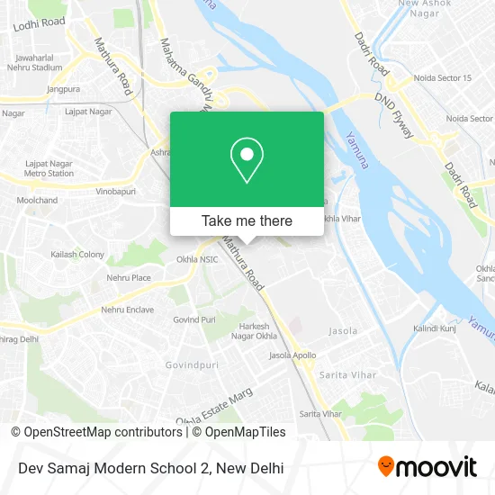 Dev Samaj Modern School 2 map