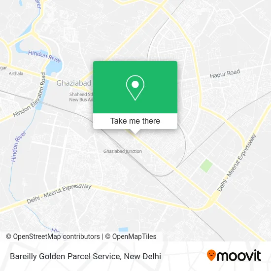 Bareilly Golden Parcel Service map