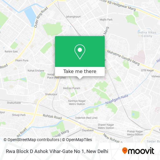 Rwa Block D Ashok Vihar-Gate No 1 map