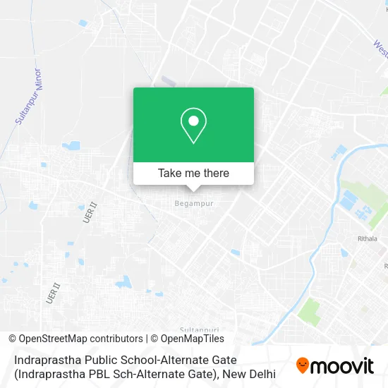 Indraprastha Public School-Alternate Gate (Indraprastha PBL Sch-Alternate Gate) map