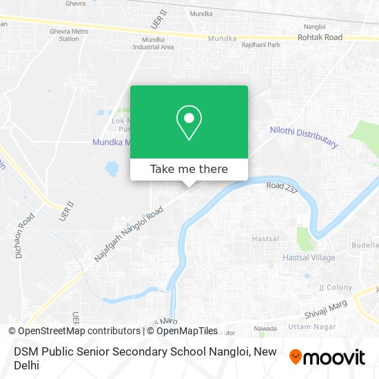 DSM Public Senior Secondary School Nangloi map