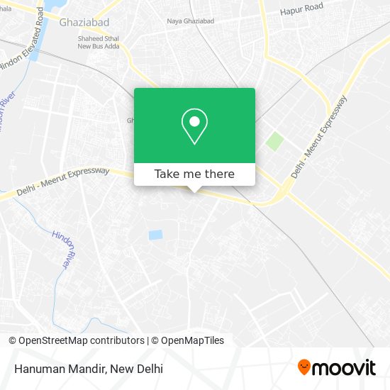 Hanuman Mandir map