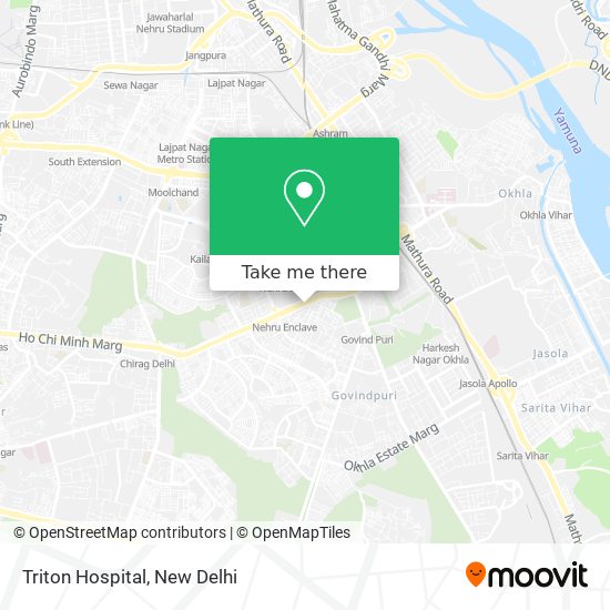 Triton Hospital map