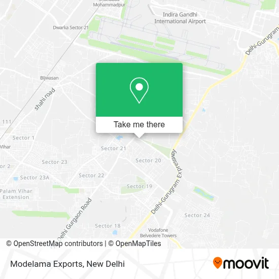 Modelama Exports map