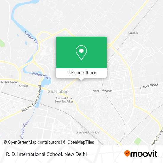R. D. International School map