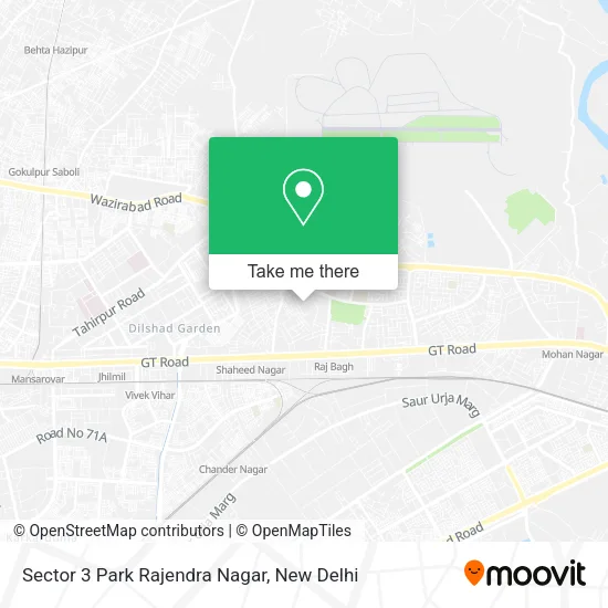 Sector 3 Park Rajendra Nagar map