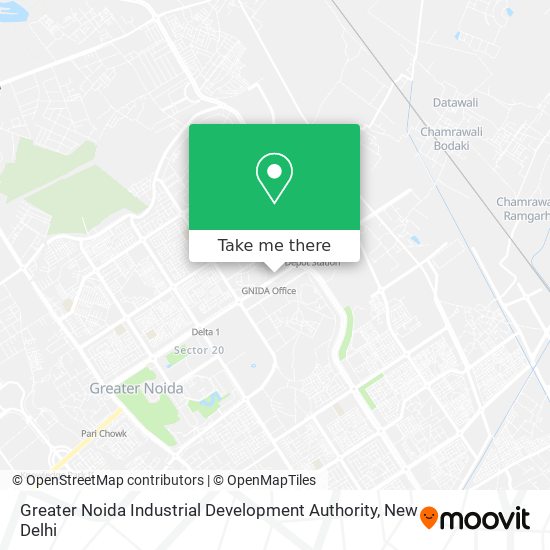 Greater Noida Industrial Development Authority map