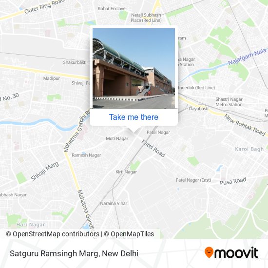 Satguru Ramsingh Marg map