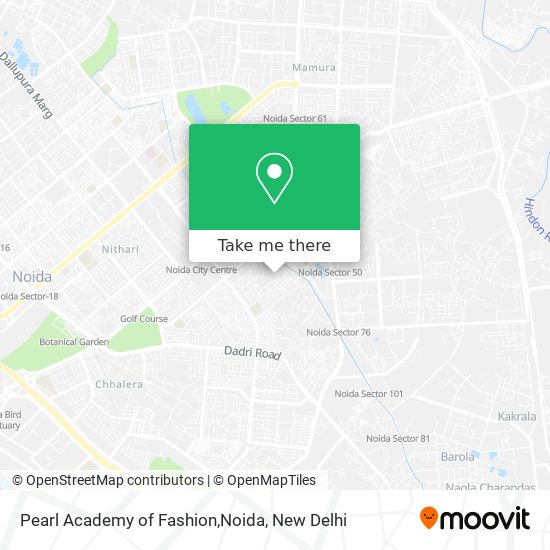 Pearl Academy of Fashion,Noida map