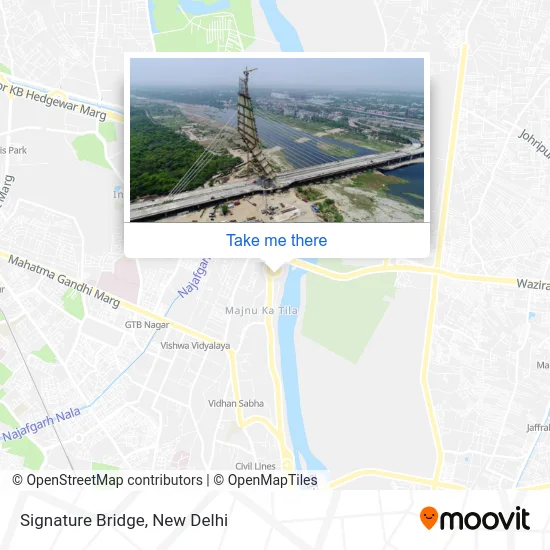 Signature Bridge map