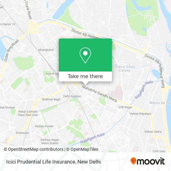 Icici Prudential Life Insurance map