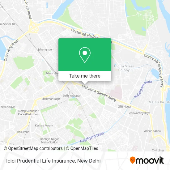Icici Prudential Life Insurance map