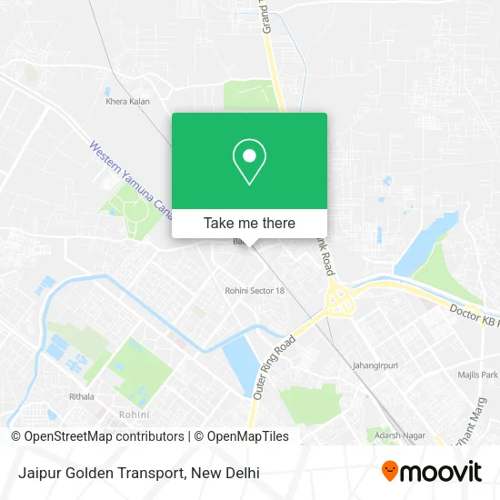 Jaipur Golden Transport map