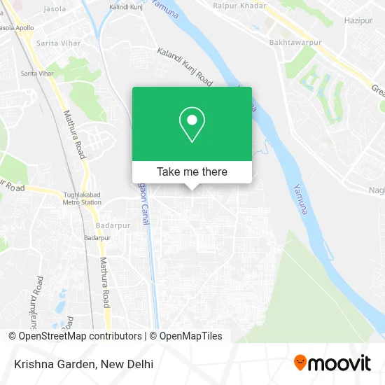 Krishna Garden map