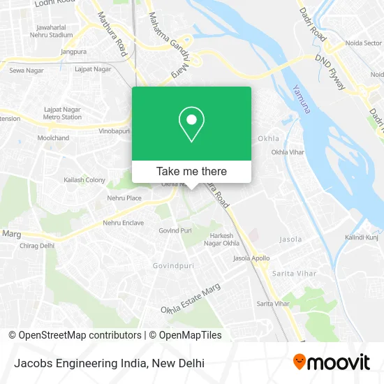 Jacobs Engineering India map