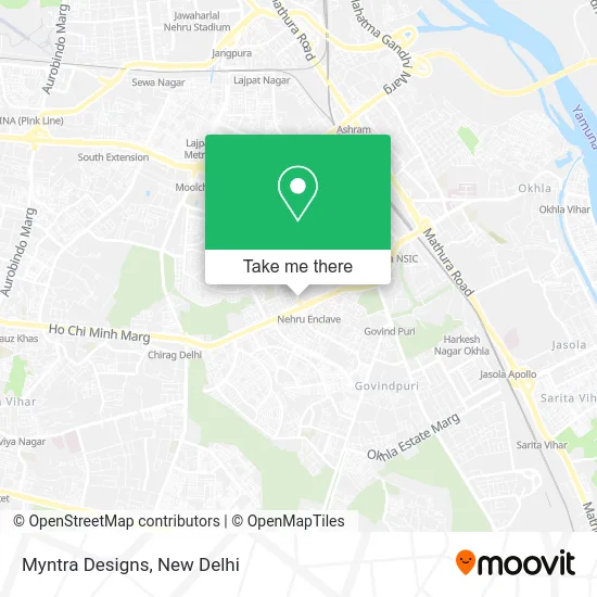 Myntra Designs map