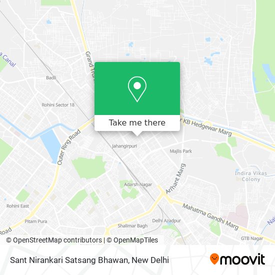 Sant Nirankari Satsang Bhawan map