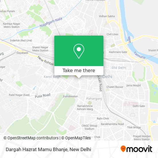 Dargah Hazrat Mamu Bhanje map