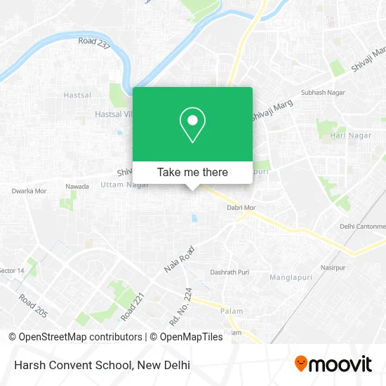 Harsh Convent School map