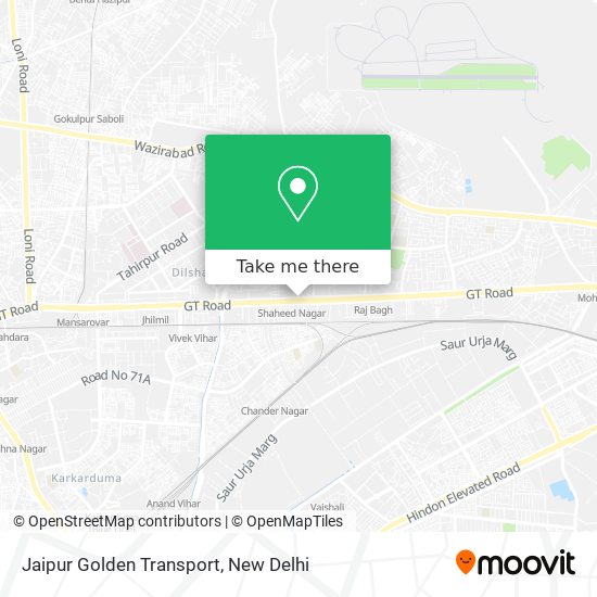 Jaipur Golden Transport map