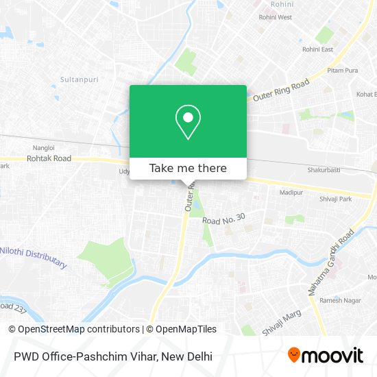 PWD Office-Pashchim Vihar map