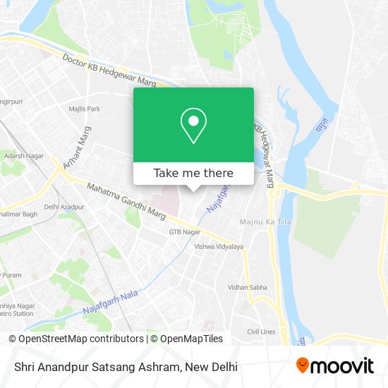 Shri Anandpur Satsang Ashram map