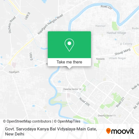 Govt. Sarvodaya Kanya Bal Vidyalaya-Main Gate map
