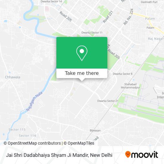 Jai Shri Dadabhaiya Shyam Ji Mandir map