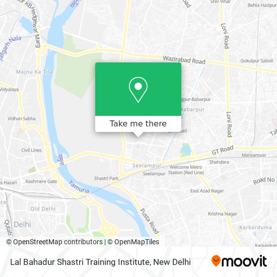 Lal Bahadur Shastri Training Institute map