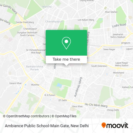 Ambience Public School-Main Gate map