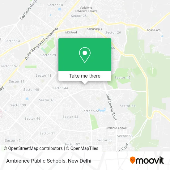 Ambience Public Schools map