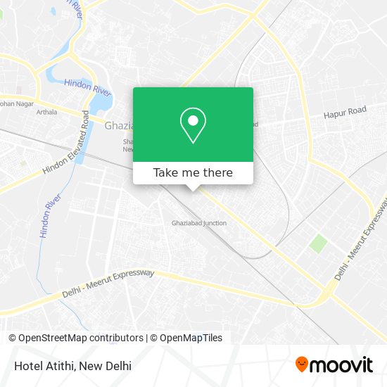 Hotel Atithi map