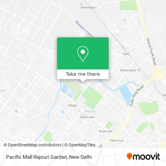 Pacific Mall Rajouri Garden map