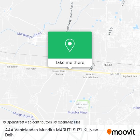 AAA Vehicleades-Mundka-MARUTI SUZUKI map