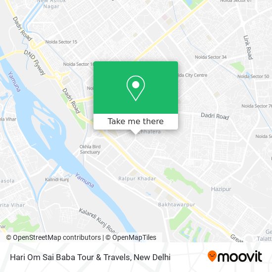 Hari Om Sai Baba Tour & Travels map