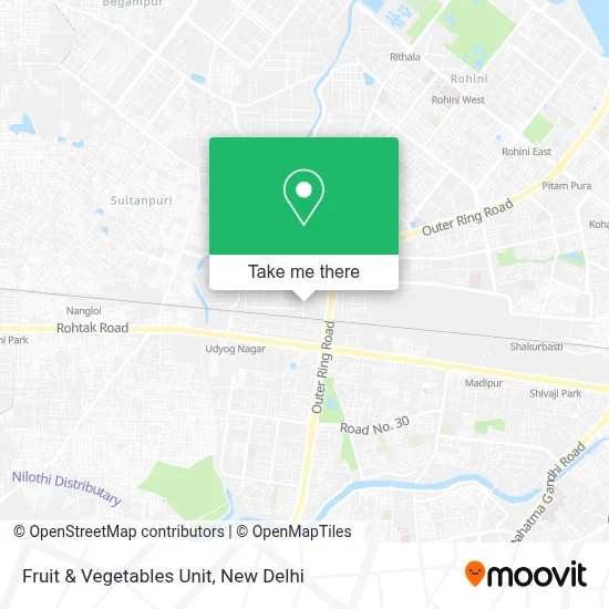 Fruit & Vegetables Unit map