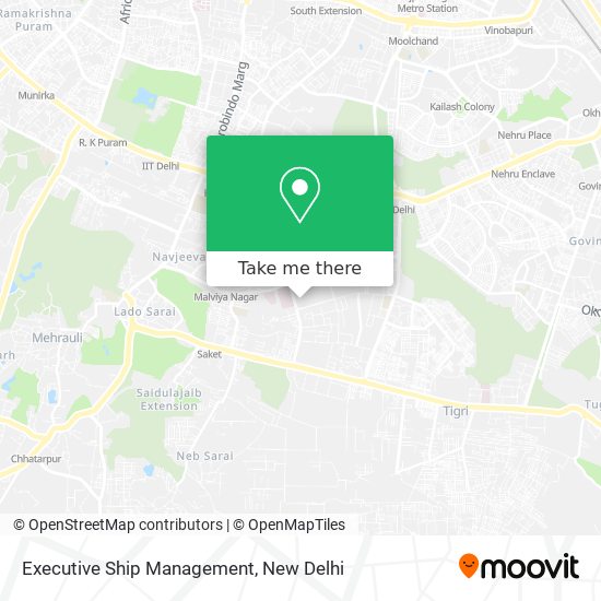Executive Ship Management map