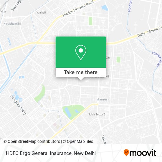 HDFC Ergo General Insurance map