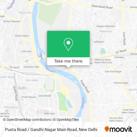 Pusta Road / Gandhi Nagar Main Road map