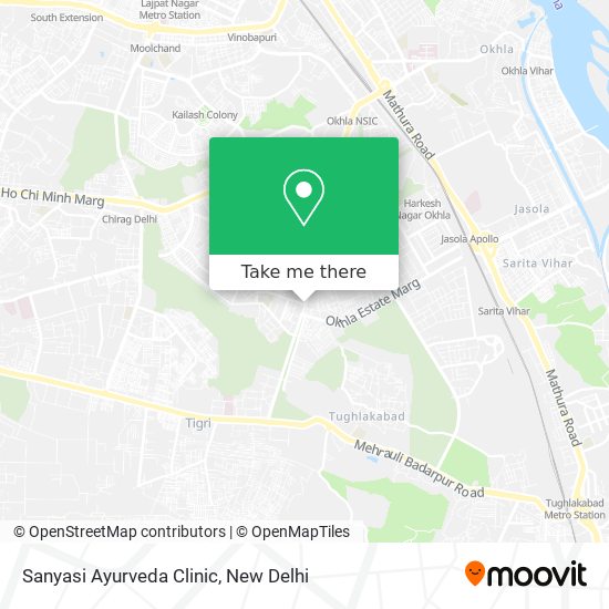 Sanyasi Ayurveda Clinic map