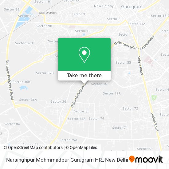 Narsinghpur Mohmmadpur Gurugram HR. map