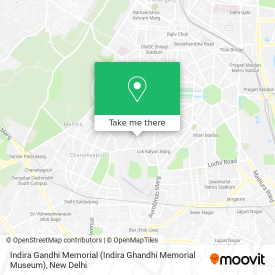 Indira Gandhi Memorial (Indira Ghandhi Memorial Museum) map