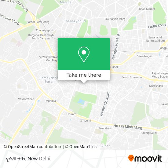 कृष्णा नगर map