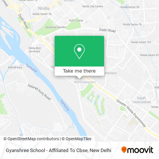 Gyanshree School - Affiliated To Cbse map