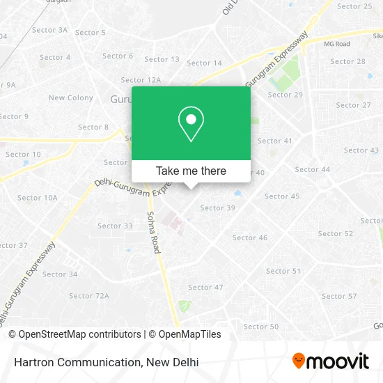 Hartron Communication map