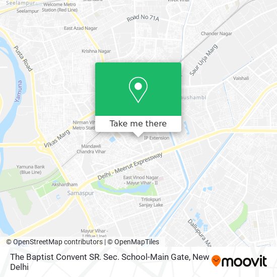 The Baptist Convent SR. Sec. School-Main Gate map