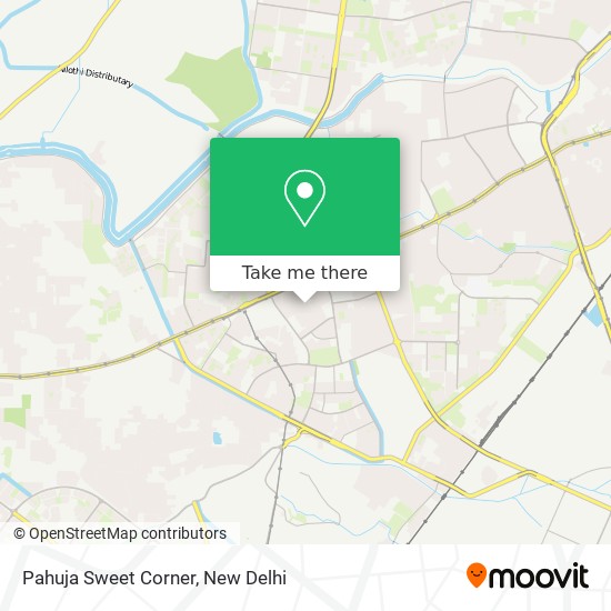 Pahuja Sweet Corner map